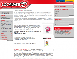 Locaweb em 2002